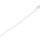 StarTech.com 6 Inches(15cm) Cable Ties with Mounting Hole - 1/8 Inches(3mm) wide, 1-1/2 Inches(40mm) Bundle Dia. 40lb(18kg) Tensile Strength, Nylon 66 Self Locking Ties w/Screw Hole, UL Listed, 100 Pack, Releasable cable tie, Nylon, Plastic, White, 4 cm, 