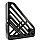Q-Connect Foolscap Magazine Rack Black KF04061