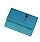 Document Wallet Half Flap Foolscap Blue Pack 50 Q-Connect
