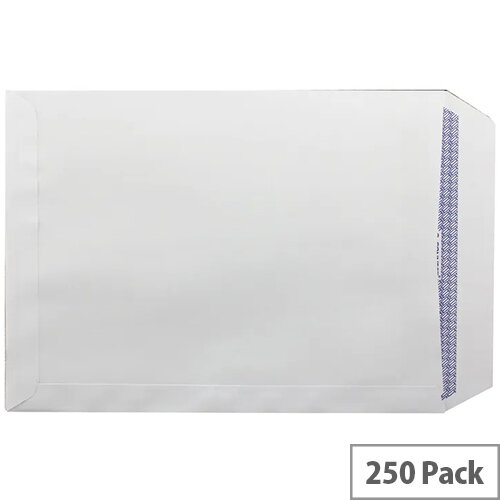 Q-Connect Envelope C4 100gsm White Self-Seal (Pack of 250)