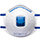 Portwest P201 P2V Respirator Valved (10) White