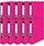 Pukka Brights Lever Arch File A4 Pink Pack of 10 BR-7764