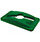 Rubbermaid Slim Jim Commingle Lid For Paper Bottles & Cans Green