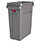 Rubbermaid 60L Slim Jim Plastic Rubbish Bin With Venting Channels Waste Receptacle Beige