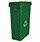 Rubbermaid Slim Jim 87L Waste Container With Venting Channels Green