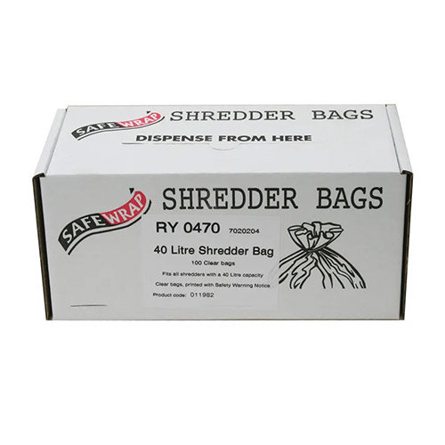 Robinson Young Safewrap Shredder Bags 40 Litre Pack 100