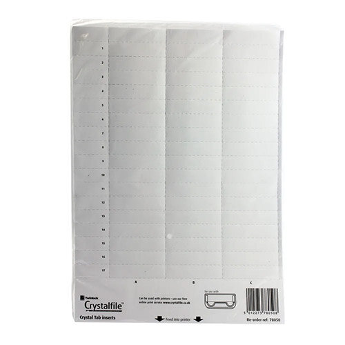 Rexel Crystalfile Extra Dossier De Suspension Polypropylène 15mm Papier