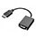 Lenovo Black Cable HDMI/VGA Audio Video Adapter – Male/Female, 20 cm length, 1920 x 1080 Resolution, Plug and Play & ThinkPad Compatible (0B47069)