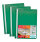 Elba Report File Clear Front Plastic Green Pack 50 400055031