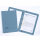 Guildhall Spring Transfer File Manilla Foolscap 315gsm Blue (Pack 50) - 348-BLUZ