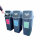VFM Slim Recycling Bins with Range of Stickers (Set of 3) 416995