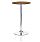 Astral Tall Round Cafe Table - Walnut H1045mm x Dia 600mm