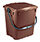 Solid Walled Kitchen Caddy 10L Brown 378479