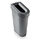 uBin Base Recycling Recycling Waste Bin System 70L Without Lid Grey Single Pack