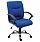 Milan Fabric Executive Office Chair Blue