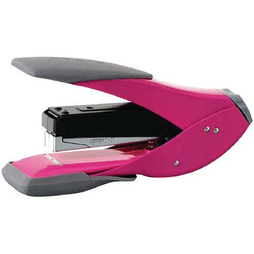 Rexel Easy Touch Stapler Half Strip Capacity 30 Sheets Pink Pack of 6