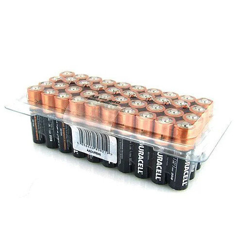 Duracell AA Alkaline Batteries Pack of 40 Hunt Office UK