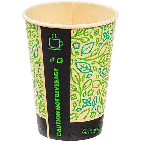 Ingeo Ultimate Eco Bamboo 12oz Biodegradable Disposable Cups Ref