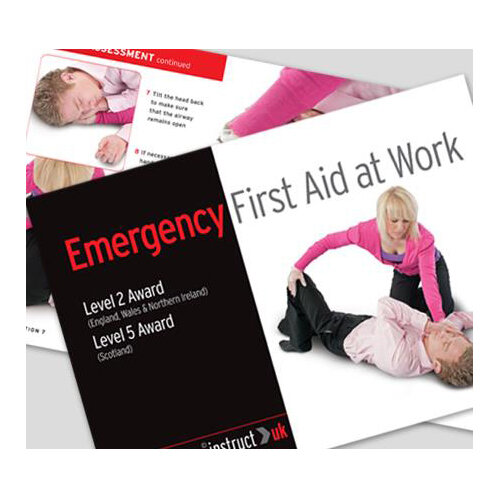Click Medical Emergency First Aid Book Ref CM1316 Hunt Office UK