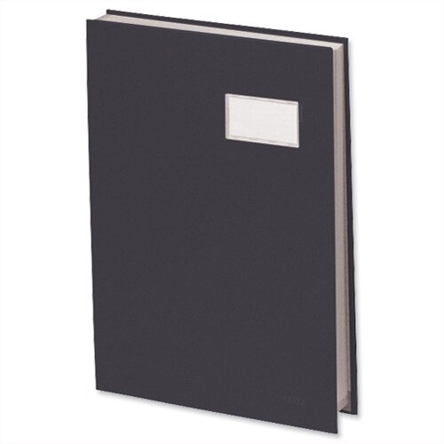 Leitz Hard Cover Signature Book 240x340mm Black 57000095