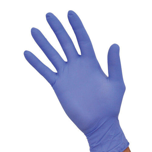 DERMAGRIP Nitrile Powder Free Examination Gloves LARGE Pack of 200