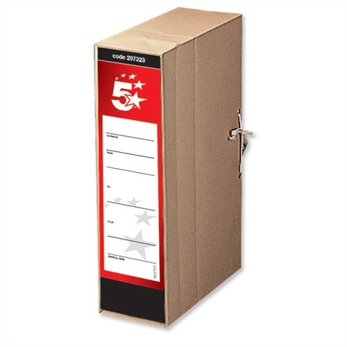 Foolscap Storage Bag Dust Flap 25 Pack 5 Star Hunt Office UK