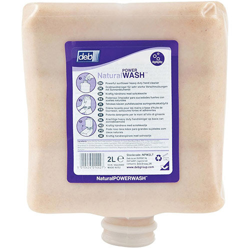 DEB Natural Hand Soap Refill Cartridge 2 Litre (Pack 1) NPW2LTR Hunt