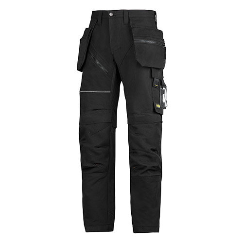 Snickers 62020404154 Size 154 "Ruffwork Work Trousers - Black