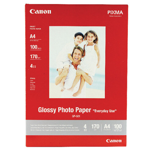 Canon A4 Glossy Photo Paper 200gsm Pack 100 0775B001 Hunt Office UK