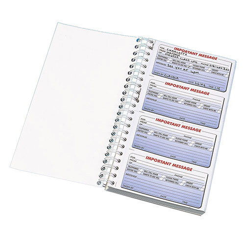 QConnect Telephone Message Book 400 Messages Duplicate Hunt Office UK