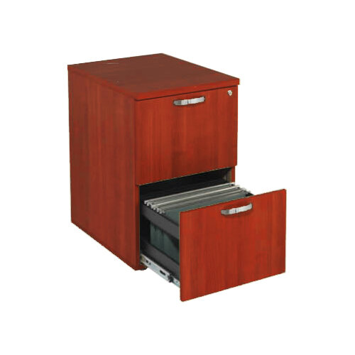 2Drawer Wooden Filing Cherry Avior Hunt Office UK
