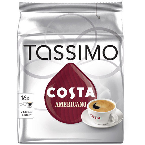 thumbnail image 2 of TASSIMO Costa Americano Coffee Pods – 5 Packs Of 16 T DISCs (80 Total 2 of 11