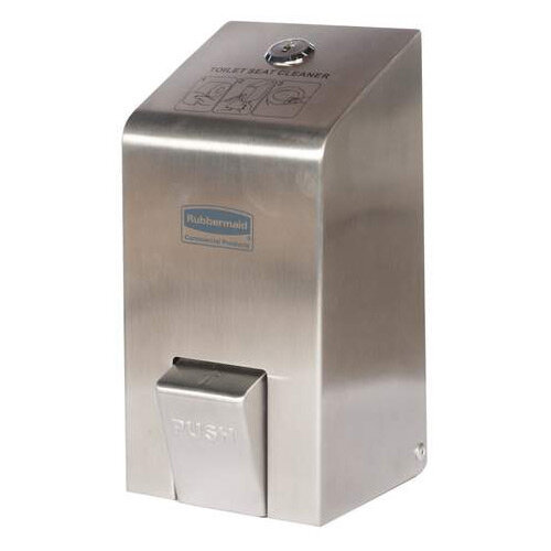 Rubbermaid Seat & Handle Cleaner Spray Dispenser 400ml Stainless Steel Hunt Office UK