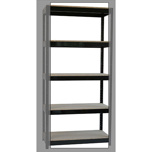 Storage Solutions 2Shelf Lever Arch File Unit Black ZZHT2BK098A10630