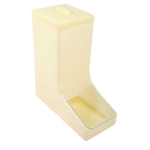yellow top storage bin