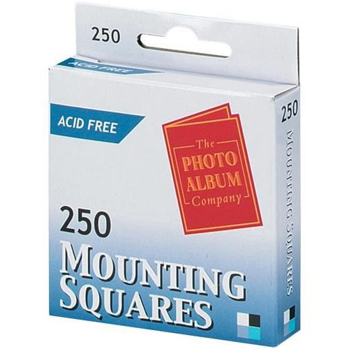 Photo Album Company Adhesive Mounting Squares Pack 250 Hunt Office UK