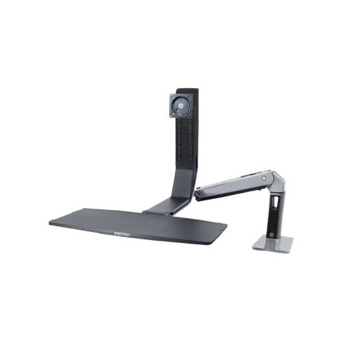 Ergotron WorkFitA Single LD Stand (tray, articulating arm, desk