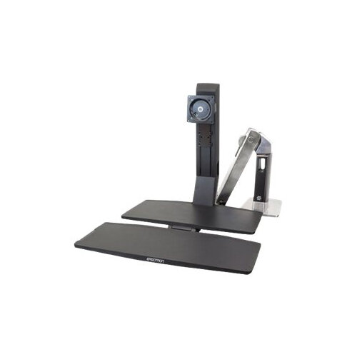 Ergotron WorkFitA Single HD with Worksurface+ Stand (tray