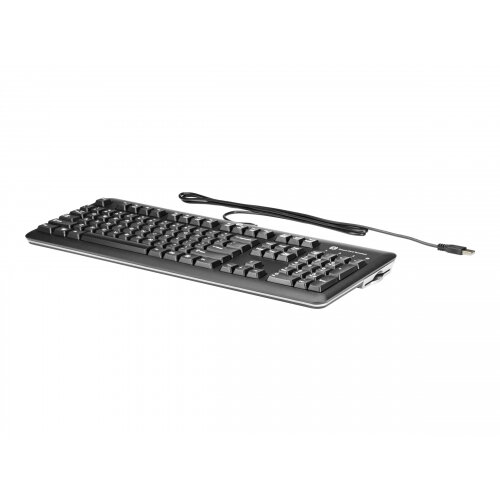 HP Smart Card CCID Keyboard USB UK layout silver, carbonite