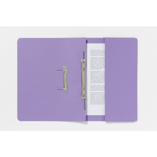 Guildhall Spring Pocket Transfer File Manilla Foolscap 285gsm Mauve ...