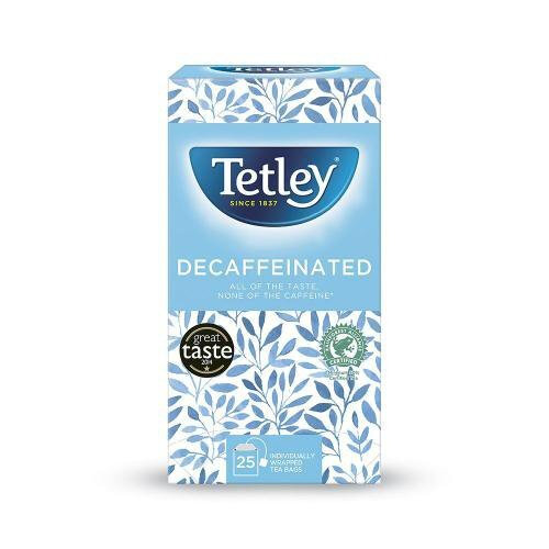 Tetley Decaf Tea Bags Individually Wrapped and Enveloped (Pack 25