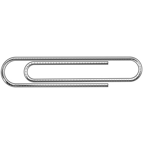 Essentials Paperclip Giant Serrated 73mm (Pack of 100) Hunt Office UK