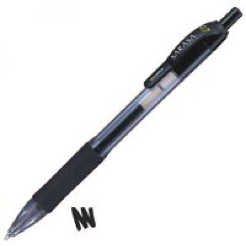 Zebra Sarasa Retractable Gel Rollerball Pen 0.7mm Tip 0.5mm Line Black