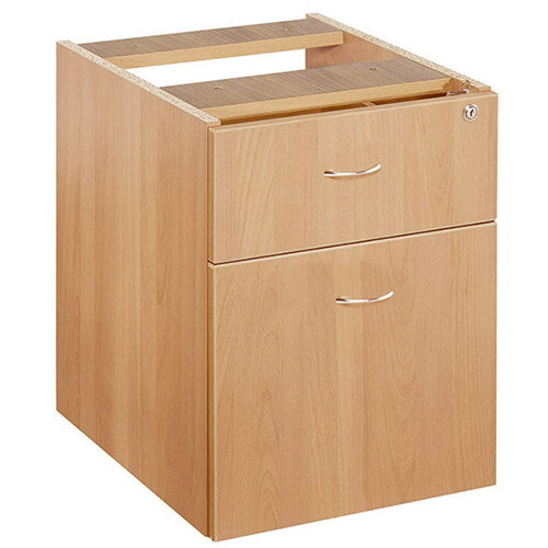 Jemini KF73519 3-Drawer Ferrera Mobile Pedestal, Wood, Oak, 58 X 43.4 X - View #4