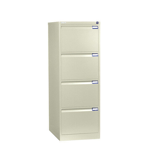 4 Drawer Steel Filing Cabinet Flush Front Beige Bisley Bs4e 1643 4 Drawer Steel Filing Cabinet Flush
