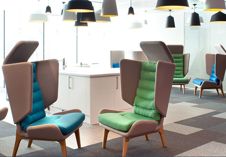 Orangebox Office Furniture Showroom in London Hunt Office UK