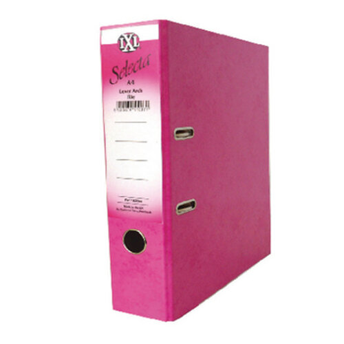 Concord A4 File 70mm Pink IXL Lever Arch Pack of 10 162242 Hunt Office UK