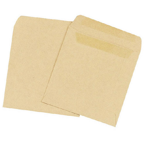 Q Connect Wage Envelope 108x102mm Plain Manilla SelfSeal Pack of 1000