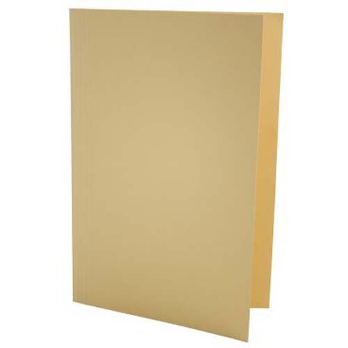 Square Cut Folder Manilla Foolscap 180gsm Yellow (Pack 100