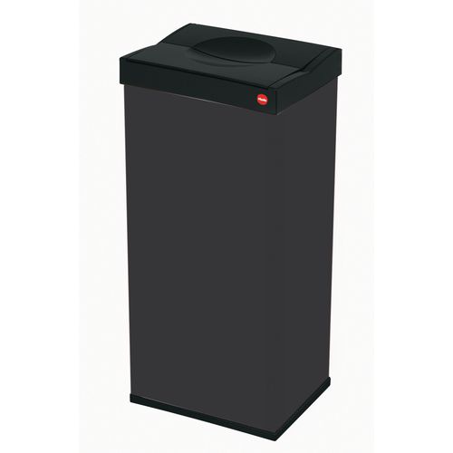 Swivel Top Waste Bin 40L Black Hunt Office UK
